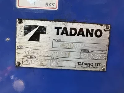 TADANO CRANE