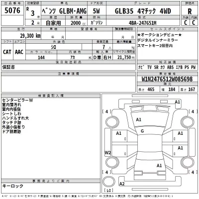 Mercedes-Benz AMG  с аукциона в Японии