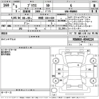 Toyota PRIUS лот № 160 оценка R  с аукциона в Японии 2