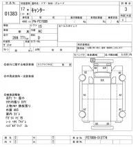 Mitsubishi CANTER лот № 1383 оценка 3  с аукциона в Японии 10