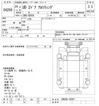 Nissan UD SERIES лот № 4209 оценка 3.5  с аукциона в Японии 8