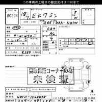 Mitsubishi EK WAGON лот № 80294 оценка ***  с аукциона в Японии 3