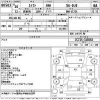 Suzuki SWIFT лот № 80503 оценка RA  с аукциона в Японии 2