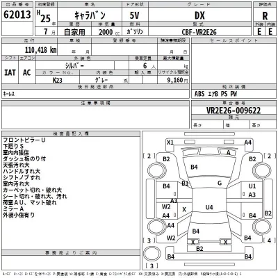 Nissan CARAVAN VAN  с аукциона в Японии