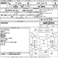 Toyota VOXY лот № 80066 оценка R  с аукциона в Японии 2