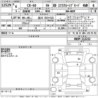 Mazda CX-60 лот № 12529 оценка 4  с аукциона в Японии 2