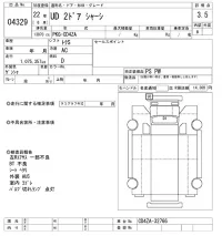 Nissan UD SERIES лот № 4329 оценка 3.5  с аукциона в Японии 8
