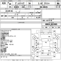 Toyota VELLFIRE лот № 420 оценка RA  с аукциона в Японии 2