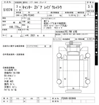 Mitsubishi CANTER лот № 51074 оценка 3.5  с аукциона в Японии 10