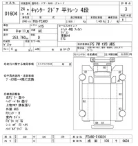 Mitsubishi CANTER лот № 1604 оценка 3  с аукциона в Японии 8