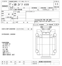 Nissan UD SERIES лот № 4443 оценка 3.5  с аукциона в Японии 8