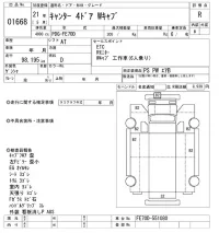 Mitsubishi CANTER лот № 1668 оценка R  с аукциона в Японии 10