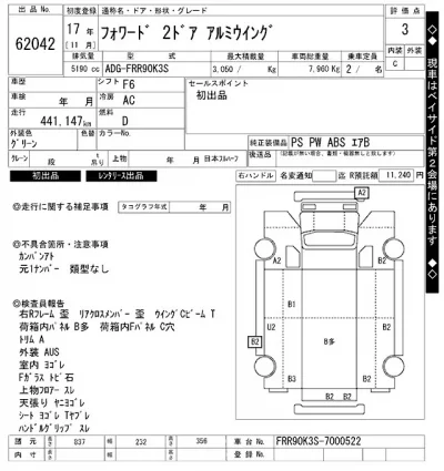 Isuzu FORWARD  с аукциона в Японии
