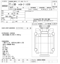 Nissan UD SERIES лот № 4550 оценка 3  с аукциона в Японии 9