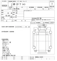 Nissan UD SERIES лот № 3525 оценка 3  с аукциона в Японии 10