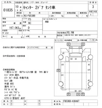 Mitsubishi CANTER лот № 1835 оценка 3  с аукциона в Японии 10