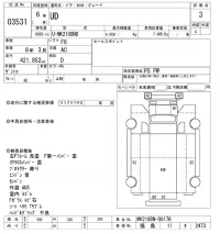 Nissan UD SERIES лот № 3531 оценка 3  с аукциона в Японии 9