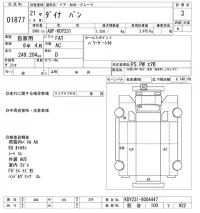 Toyota DYNA лот № 1877 оценка 3  с аукциона в Японии 10