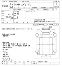 Mitsubishi CANTER лот № 1893 оценка R  с аукциона в Японии 10