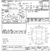 Mitsubishi EK WAGON лот № 1003 оценка 3.5  с аукциона в Японии 10