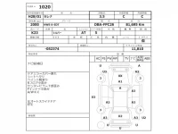 Nissan SERENA лот № 1020 оценка 3.5  с аукциона в Японии 2