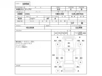 Nissan TEANA лот № 1050 оценка 3  с аукциона в Японии 2