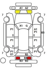 Toyota COROLLA FIELDER лот № 25031 оценка R  с аукциона в Японии 11