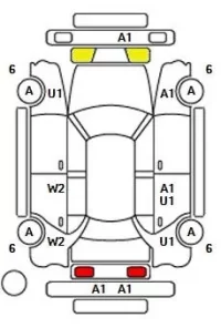 Tesla MODEL3 лот № 34518 оценка 4  с аукциона в Японии 11