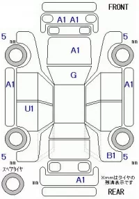 Honda FREED лот № 20004 оценка 3.5  с аукциона в Японии 11
