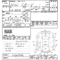 Honda CR-V лот № 8151 оценка 3.5  с аукциона в Японии 10