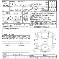 Nissan SERENA лот № 2009 оценка 3.5  с аукциона в Японии 10