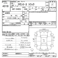 Toyota TOWN ACE TRUCK лот № 4018 оценка R  с аукциона в Японии 8