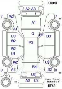 Honda STEP WAGON лот № 19074 оценка 3  с аукциона в Японии 5