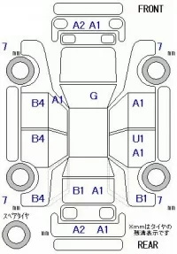 Honda LIFE лот № 19124 оценка 3  с аукциона в Японии 5