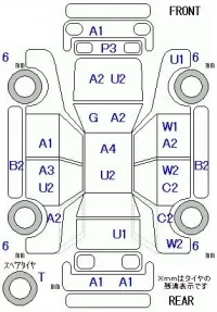 Toyota ALPHARD лот № 19162 оценка 3  с аукциона в Японии 5
