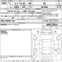 Mazda ROADSTER лот № 2056 оценка 5  с аукциона в Японии 2