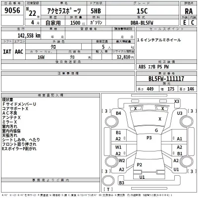 Mazda AXELA  с аукциона в Японии