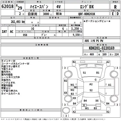 Toyota HIACE VAN  с аукциона в Японии