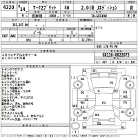 Toyota MARK2 BLIT лот № 4320 оценка R  с аукциона в Японии 2