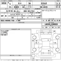 Daihatsu TANTO лот № 3050 оценка 3.5  с аукциона в Японии 2