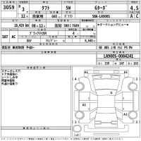 Daihatsu TAFT лот № 3059 оценка 4.5  с аукциона в Японии 2