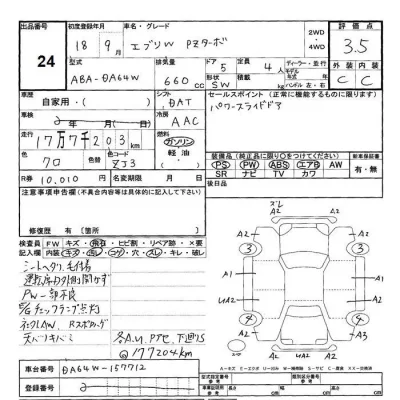 Suzuki EVERY WAGON  с аукциона в Японии
