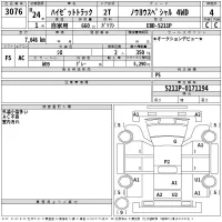 Daihatsu HIJET TRUCK лот № 3076 оценка 4  с аукциона в Японии 2