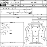Subaru SAMBAR лот № 5066 оценка 2  с аукциона в Японии 11