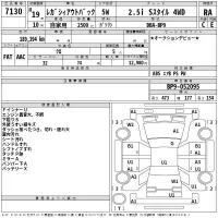 Subaru LEGACY OUTBACK лот № 7130 оценка RA  с аукциона в Японии 2