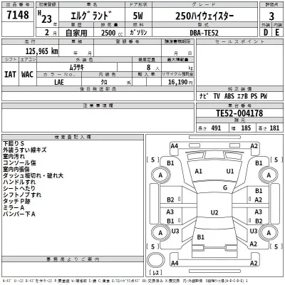 Nissan ELGRAND  с аукциона в Японии