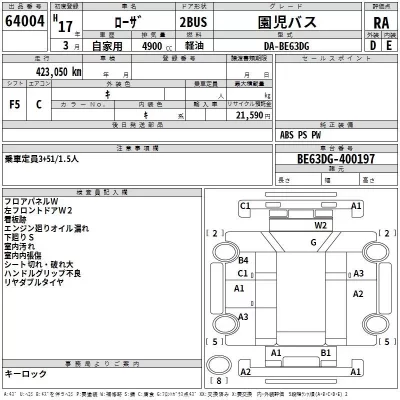 Mitsubishi ROSA  с аукциона в Японии
