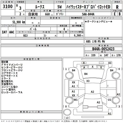 Nissan ROOX  с аукциона в Японии