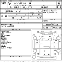 Daihatsu HIJET TRUCK лот № 3032 оценка RA  с аукциона в Японии 2