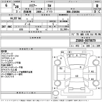 Toyota HARRIER лот № 6 оценка R  с аукциона в Японии 2